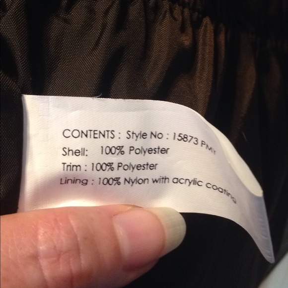 Brown and tan rain coat - Picture 9 of 9